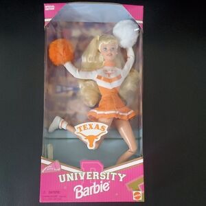 Barbie University Cheerleader Doll in Orange and White